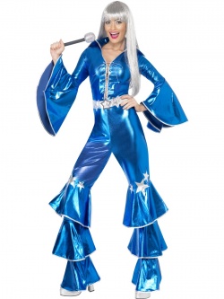 Kostým Frilly tanečnice - modrá