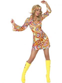 Kostým Hippie - sexy šaty