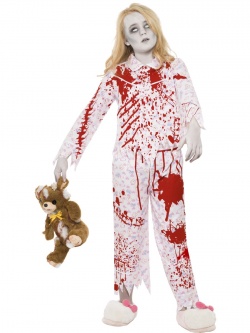 Kostým zombie dívka v pyžamu