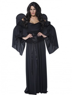 Kostým Anděl - gotický černý