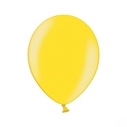 Balonek Strong - metalický žlutý
