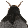 Latexová maska ďábla s vlasy 