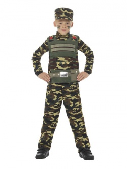 Maskáčový voják - Dětský kostým