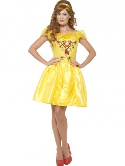 Dámský kostým - žlutá princezna 