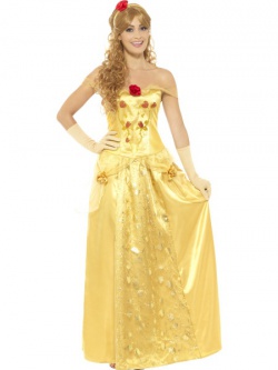 Dámský kostým princezny - žlutý