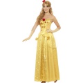 Dámský kostým princezny - žlutý